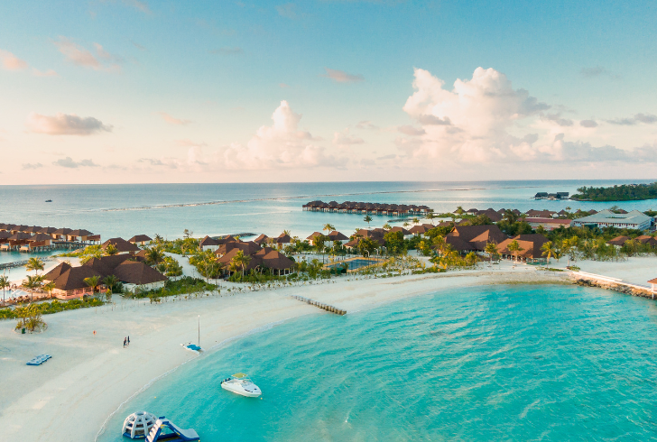 If you're wondering where to go on vacation in December, consider exploring the tropical paradise of the Maldives.